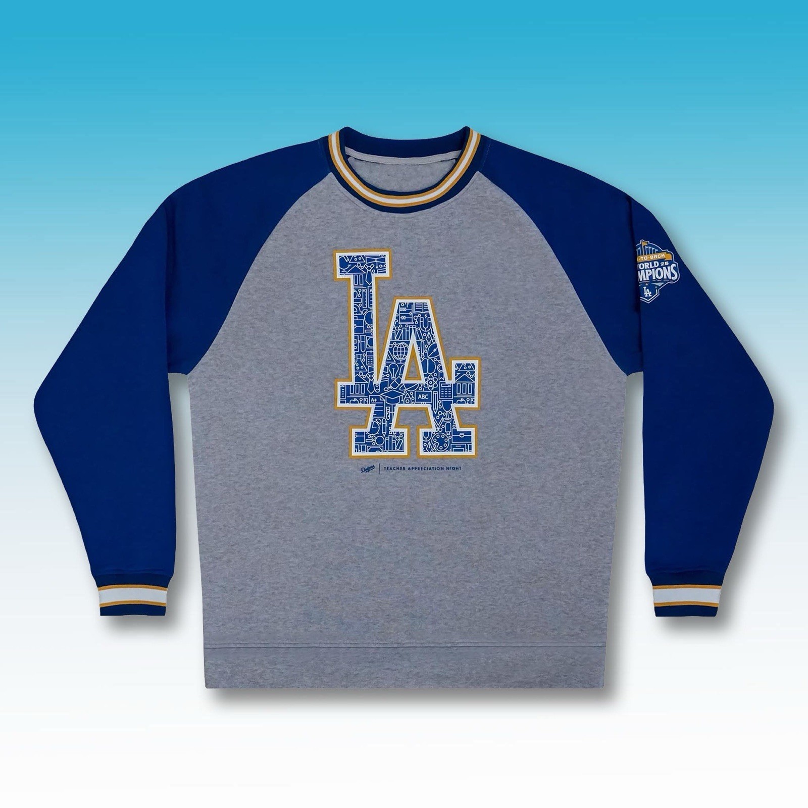 Dodgers Sweater XL Teacher Appreciation Night 4/11/26 Sweatshirt 2026 SGA LA NWT