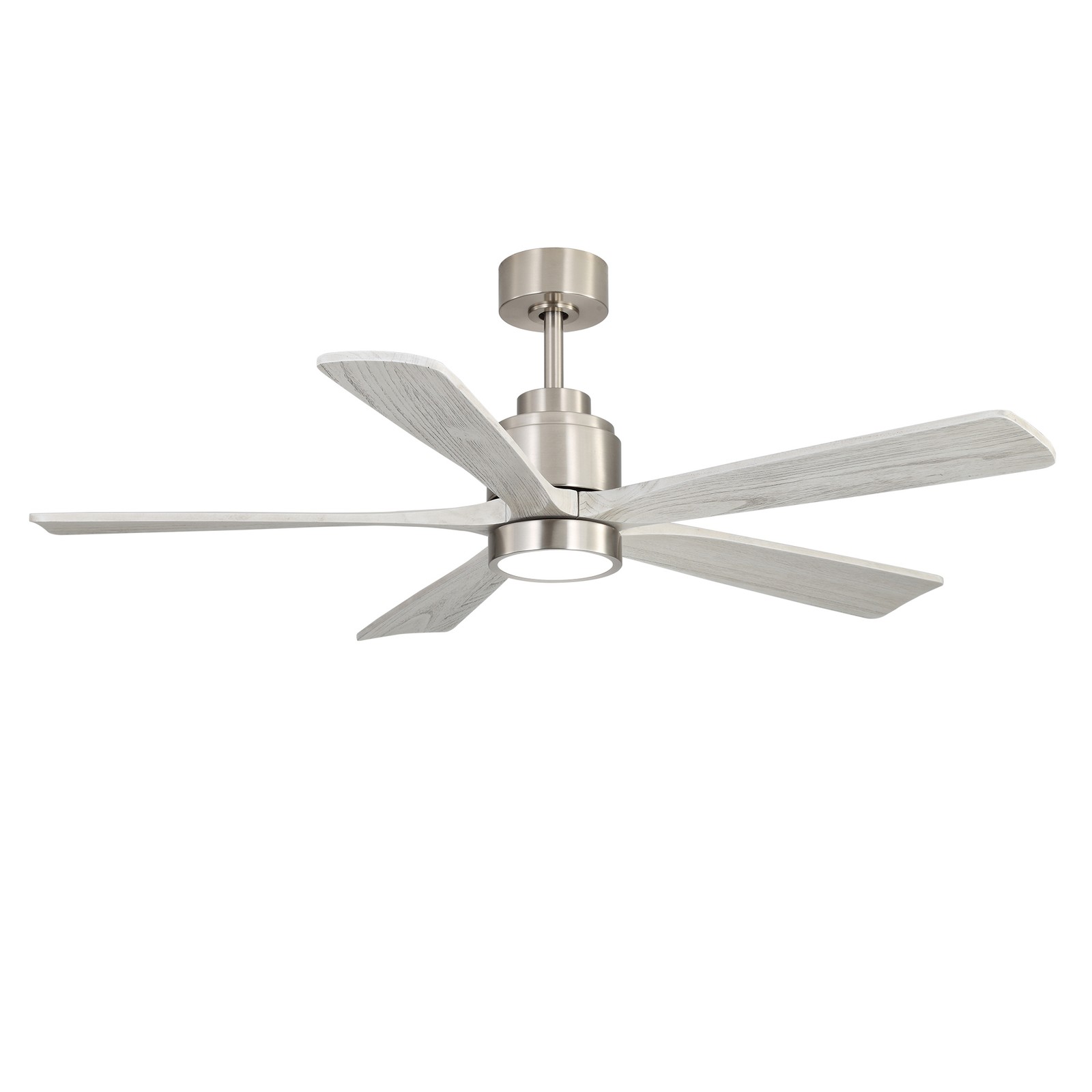 52"Ultra Quiet Reversible Ceiling Fan with Light - Dimmable LED,Memory Timer