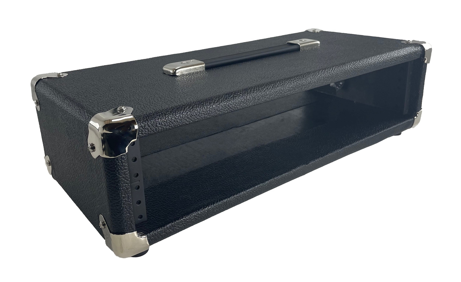 PROCRAFT 2U 9" Deep Rack Case in Black Tolex Wrap - Top Handle w/ rack screws