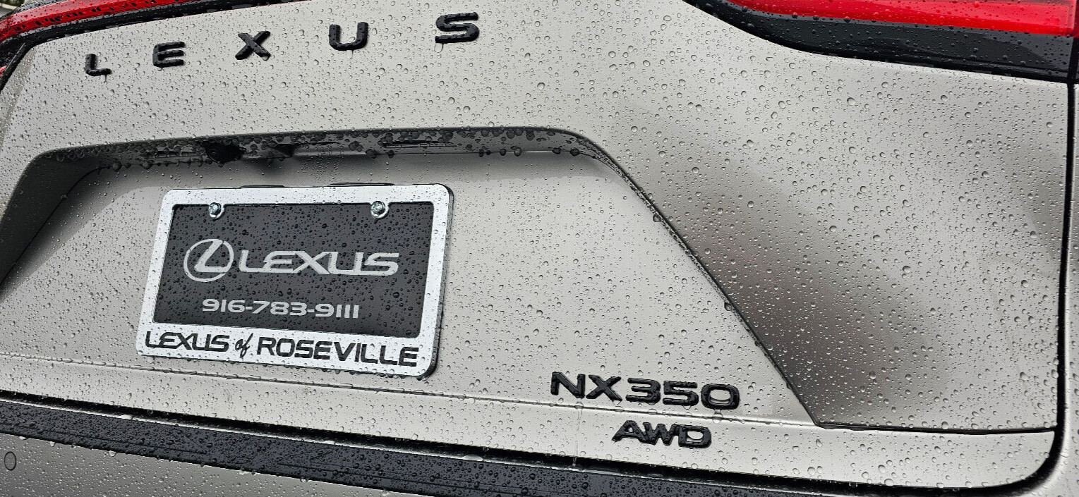GENUINE NEW GLOSS BLACK LEXUS NX350 AWD BLACK OUT EMBLEM OVERLAY PT948-78252-02
