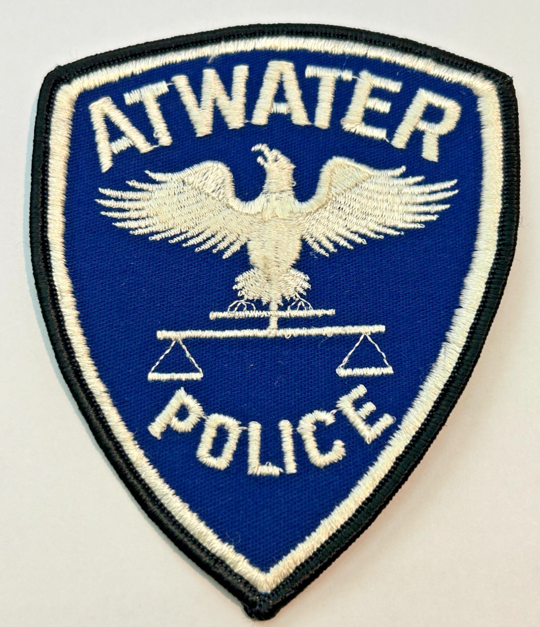 Vintage Atwater California Police Patch Unused