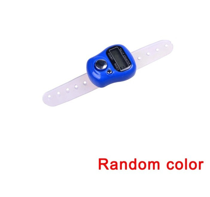 Two Finger Ring Digital Tally Counter Timer Religious Knitting Row Tasbeeh