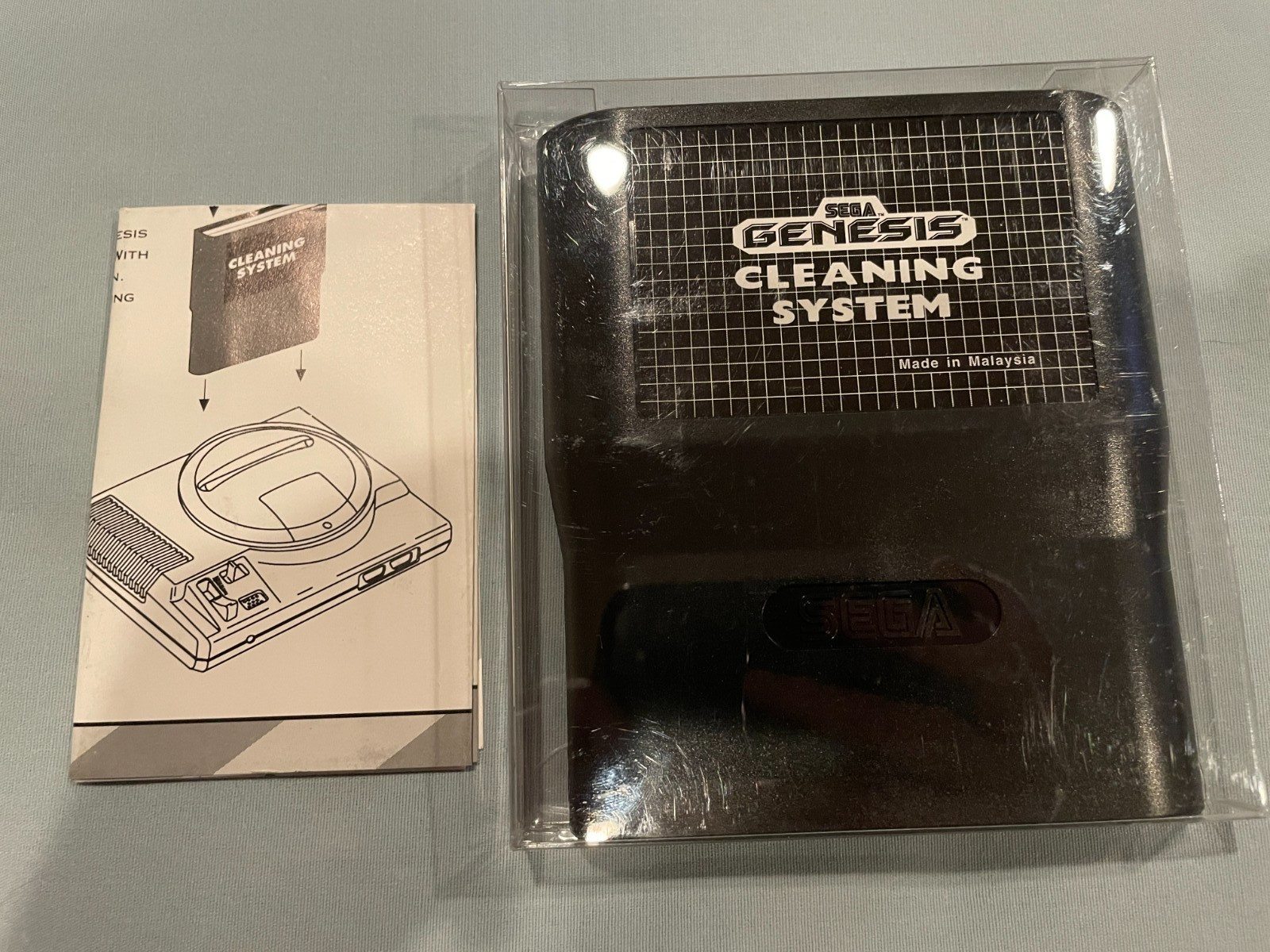 SEGA GENESIS CLEANING KIT - Official Genuine OEM System Accessory w/Instructions