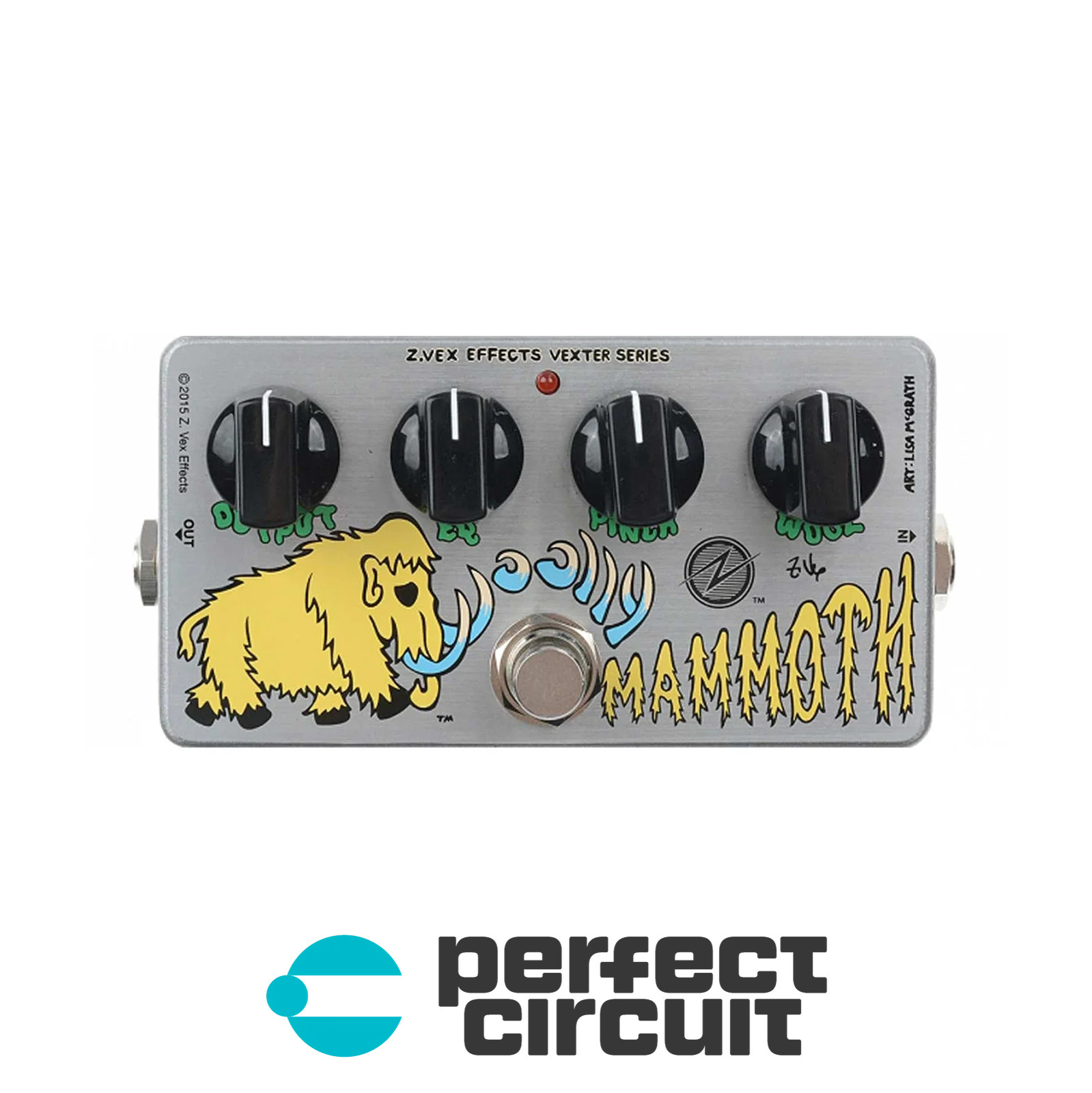 Zvex Woolly Mammoth Vexter Fuzz Pedal EFFECTS - NEW - PERFECT CIRCUIT