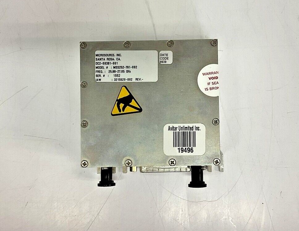 MicroSource MSS252-791-002 Synthesizer Module 25.88-27.05GHz