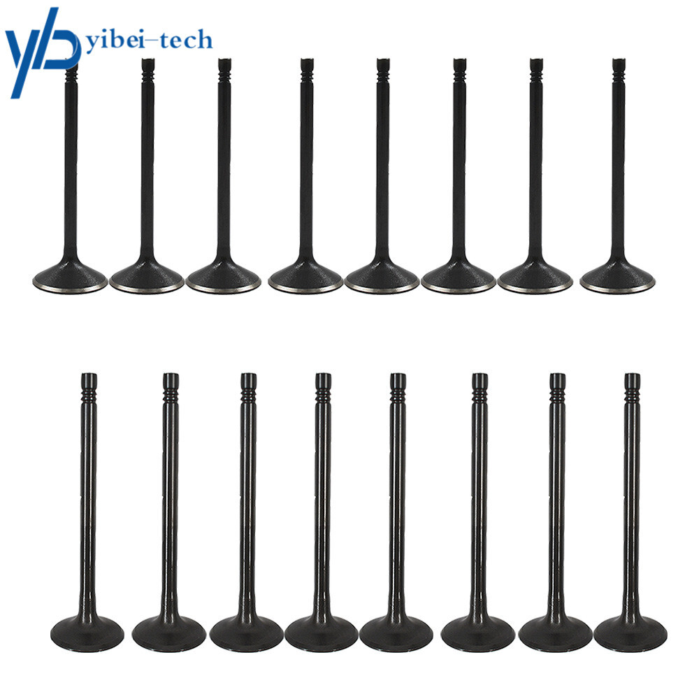 Set of 16 Intake Exhaust Engine Valves For GM 2.0-2.2-2.4 ECOTEC DOHC