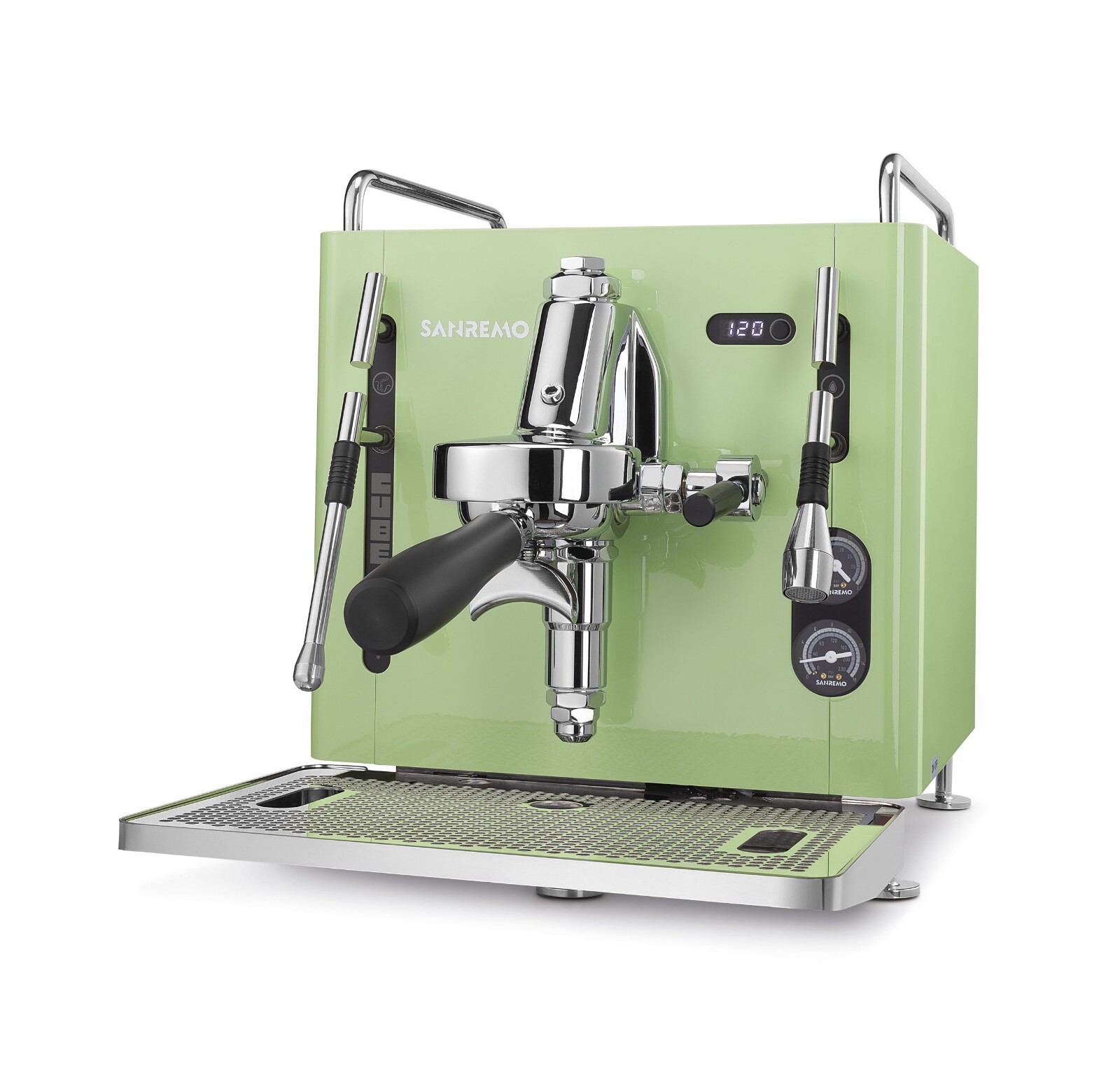 SAN REMO CUBE R 1 GROUP BRAND NEW LIME GREEN ESPRESSO COFFEE MACHINE DOMESTIC