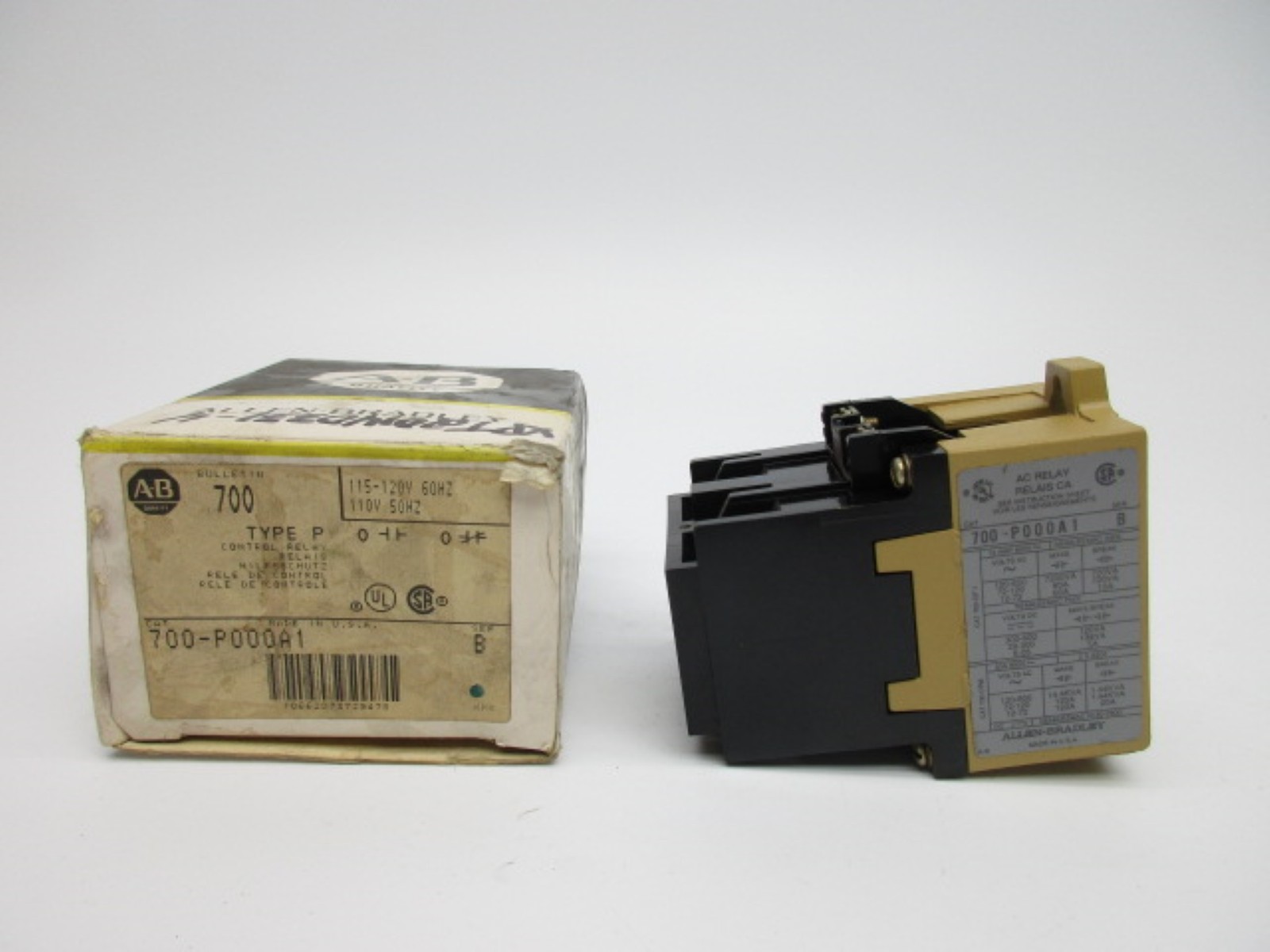 INDUSTRIAL SPARE PART 700-P000A1 SER. B 120V 60A (BK/YL) NSMP