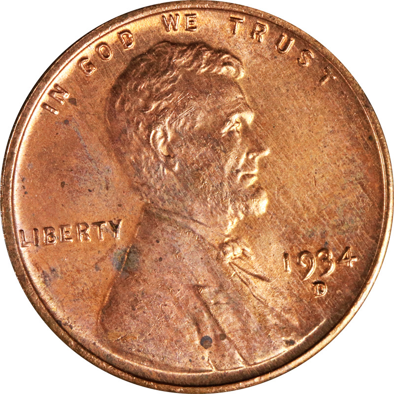 1934-D Lincoln Cent Great Deals From The Executive Coin Company