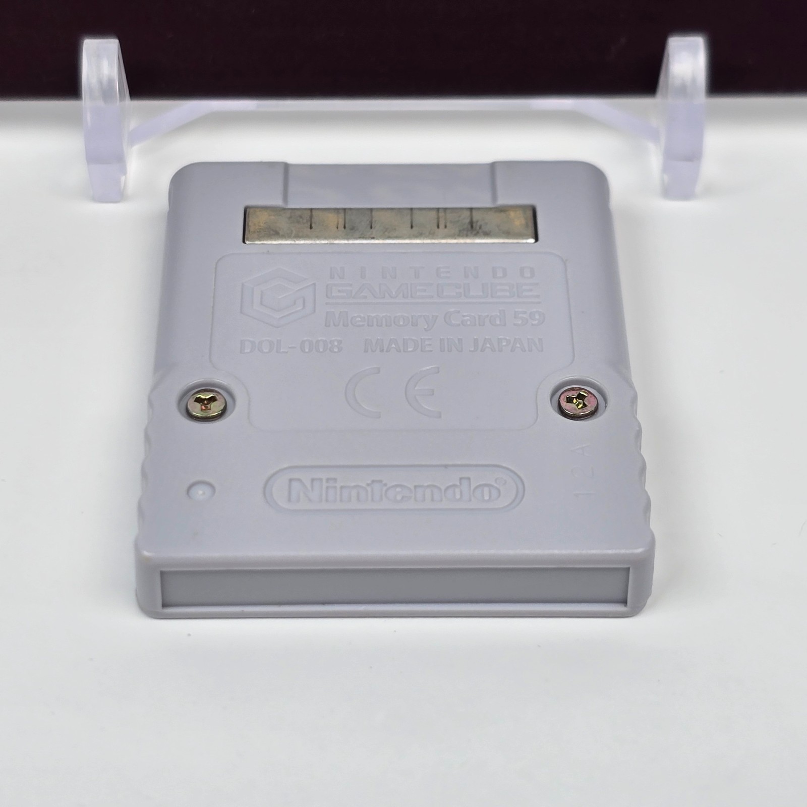 Nintendo GameCube OEM Official Gray Memory Card 59 Unit DOL-008