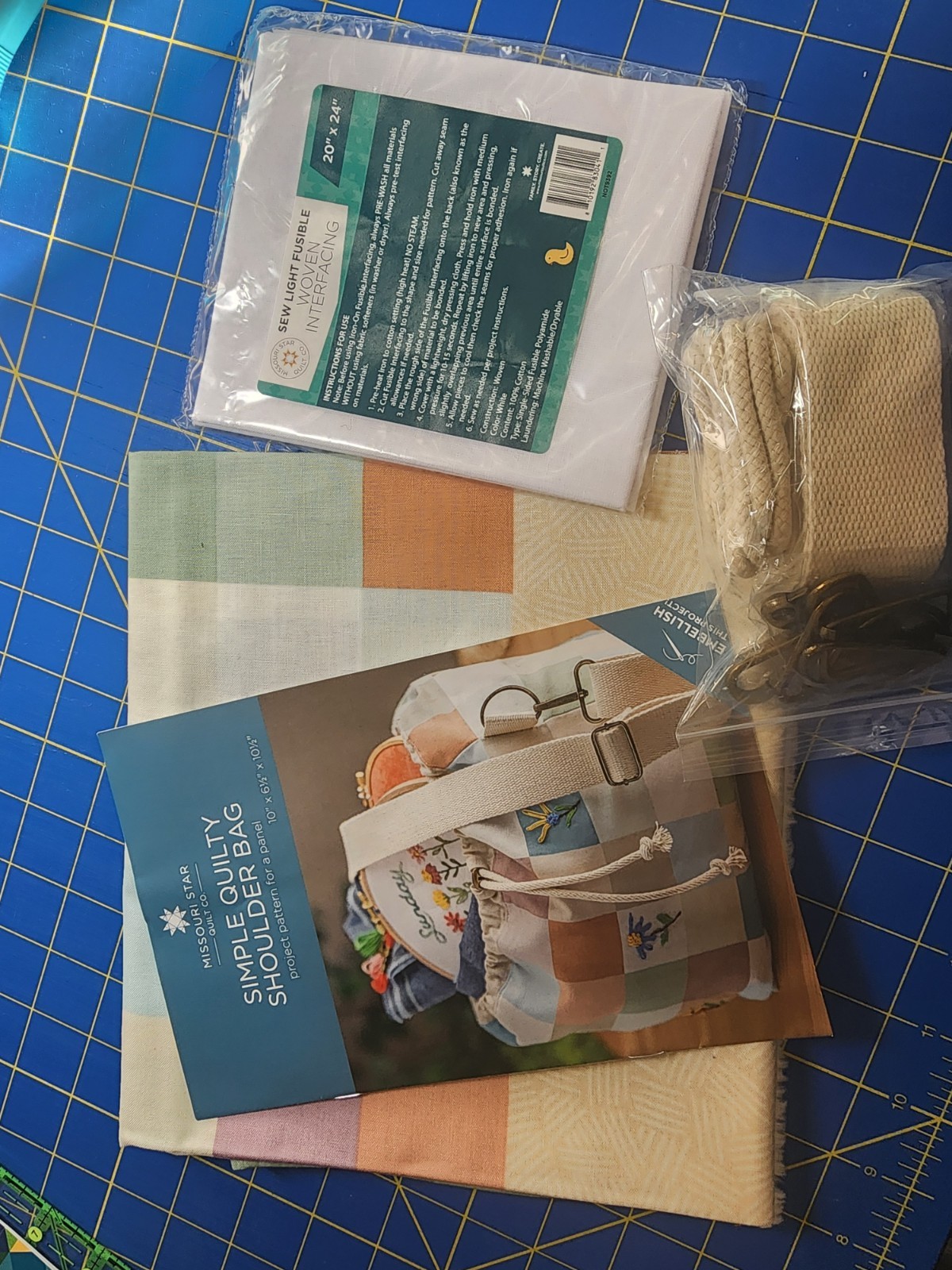 MSQC 2025 Jennys Countdown to Christmas Simple Quilty Shoulder Bag Pattern/Suppl