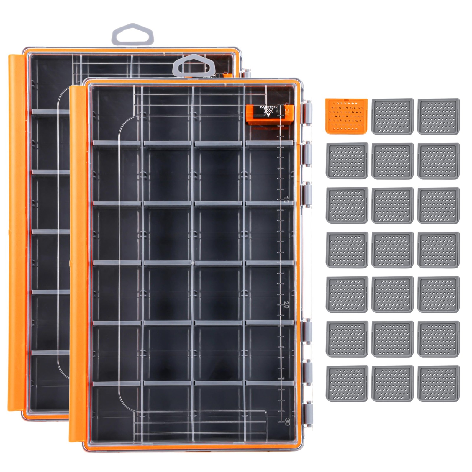 Fishing Tackle Box - 360° Waterproof Tackle Trays, 3700 Fishing Tackle Box Or...