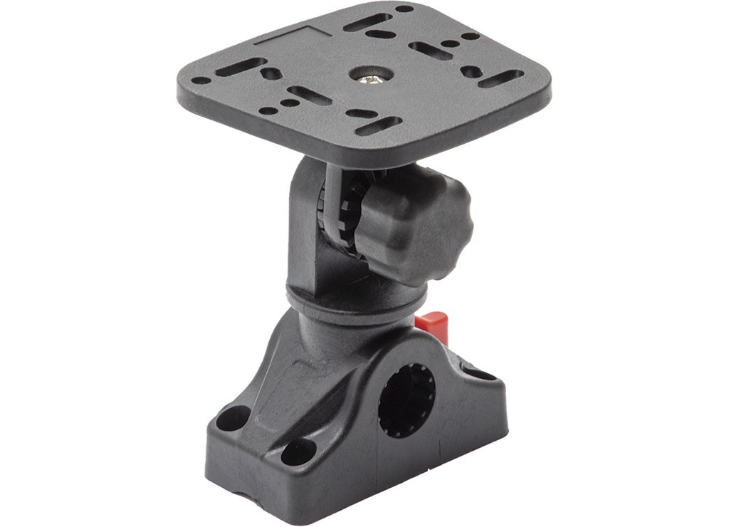 Extreme Max 3006.8658 Fish Finder Head Unit Mount/Pivoting Bracket Square Mount