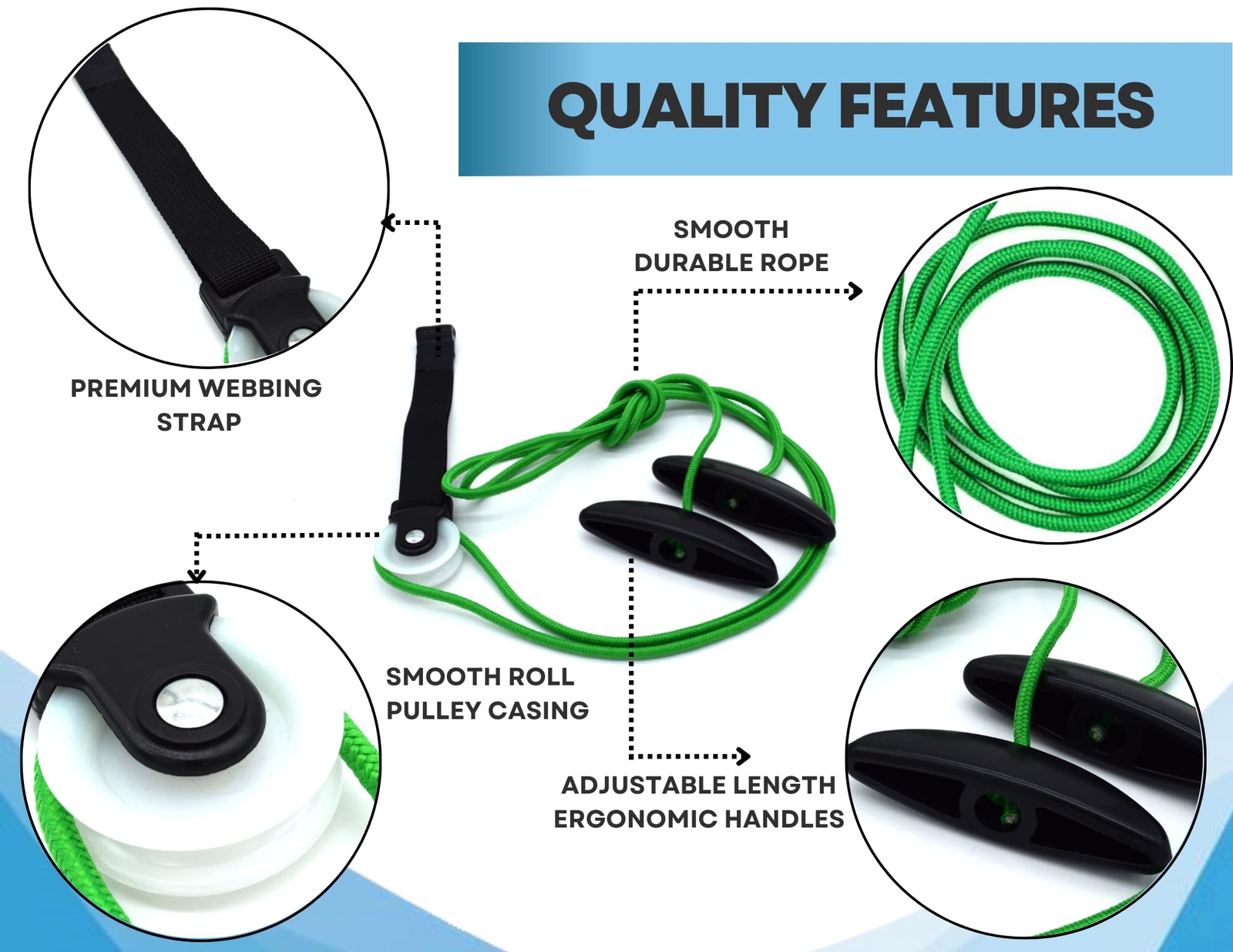 Shoulder Pulley for Physical Therapy with Exercise Guide - Improves Shoulder ...