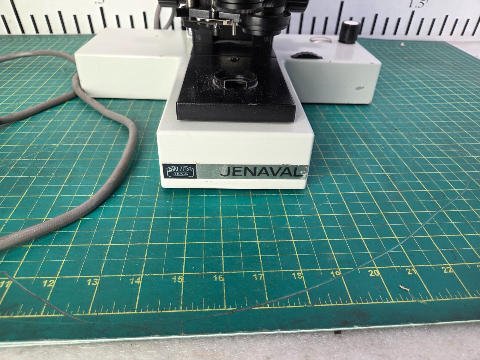Zeiss Jena Microscope Jenaval W/2 Objectives