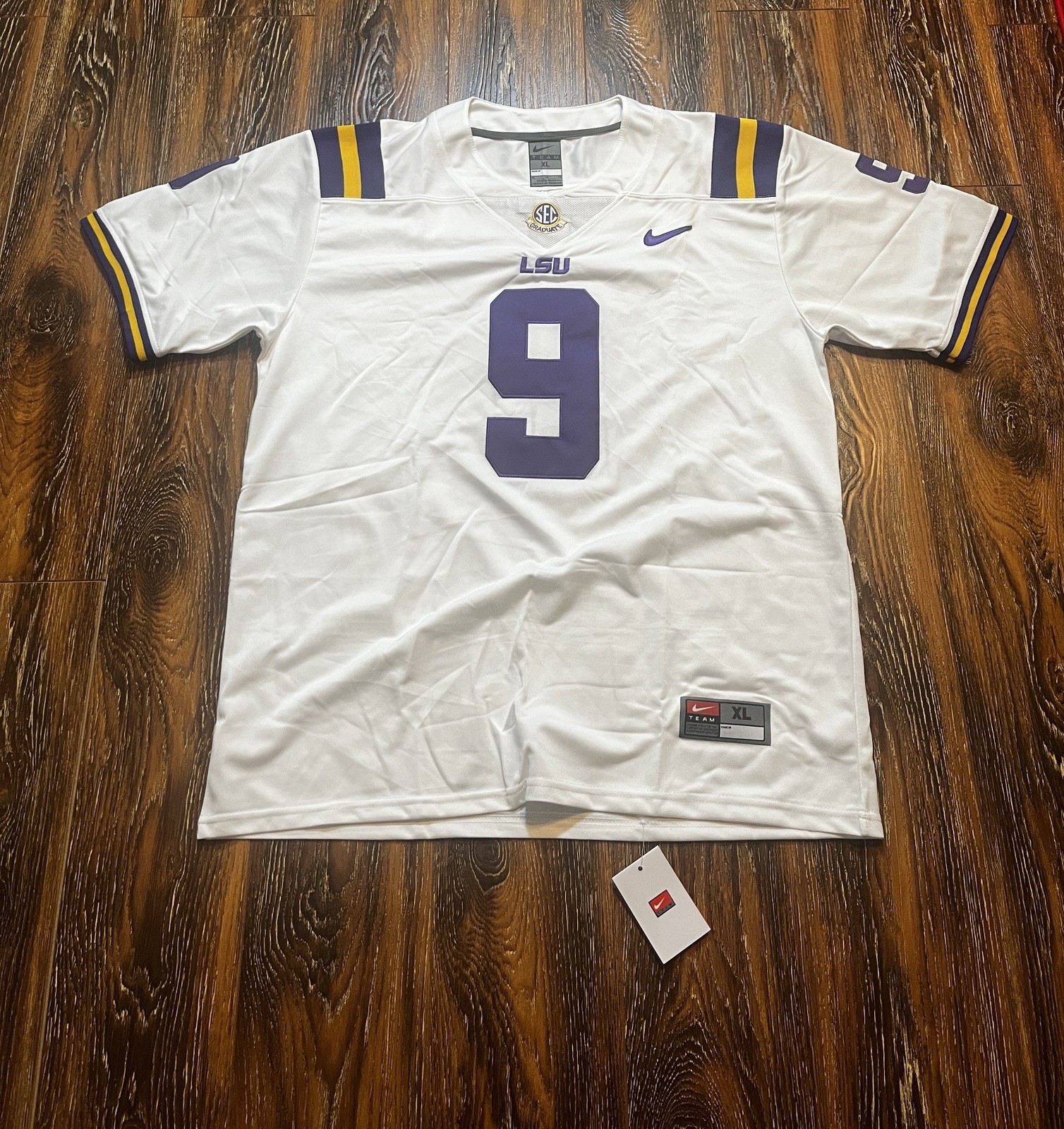 Joe Burrow LSU Adult XL Nike Replica Jersey Brand New