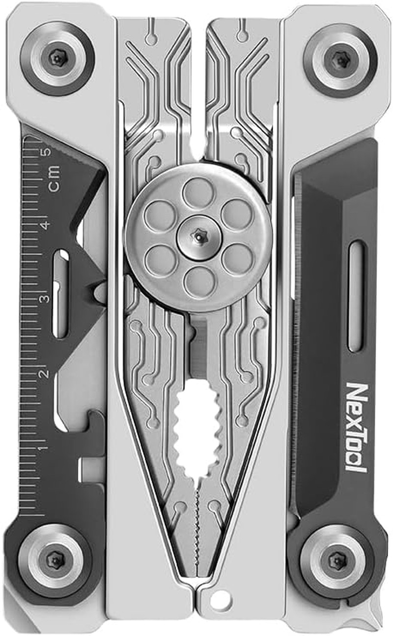 Credit Card Multitool, Silver Blade EDC Tool | 20-In-1 Wallet Tool, Stainless St