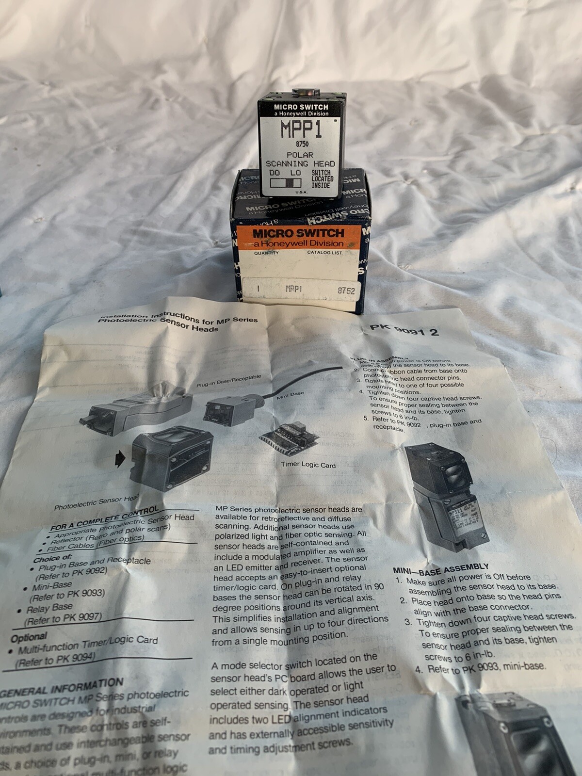 Honeywell Micro Switch Mpp1 8750 Polar Scanning Head New NOS