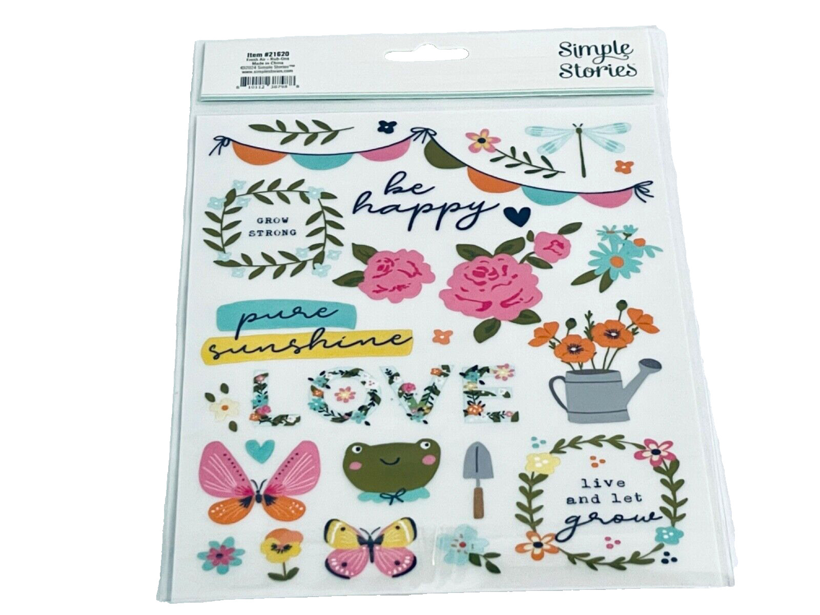 SIMPLE STORIES FRESH AIR RUB-ONS