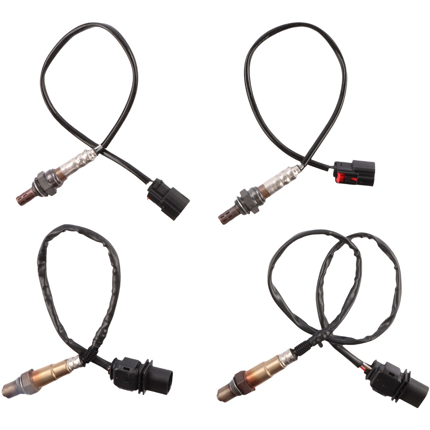 4pc Oxygen Sensor Up+Downstream for Ford F-150 3.5L V6 Turbo 2011 2012 2013 2014