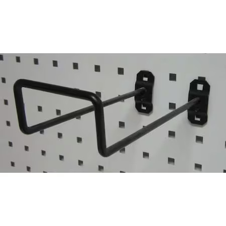 Double Closed-End Pegboard Hook, 8 In, Pk5,  5Tpn9