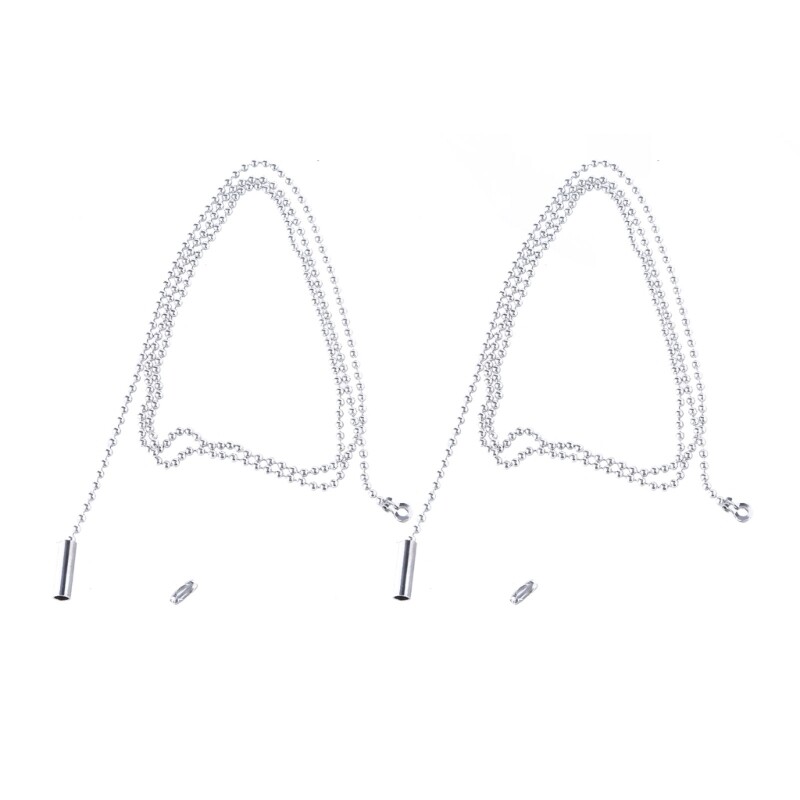 2 Pack/set Switches Chain Extender Pull Chain String Extension 1 Meter Length