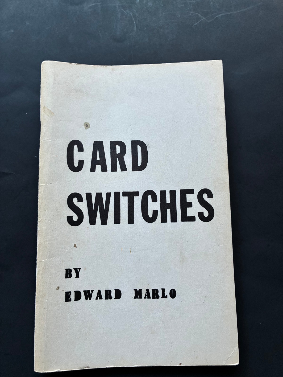 Rare Vintage Magic Tricks Book Ed Marlo CARD SWITCHES