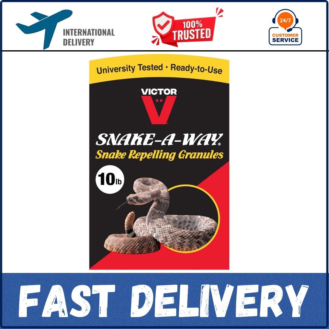 Outdoor Snake Repellent Granules 10 Lb Yard Pest Control Covers Up to 125 Acres