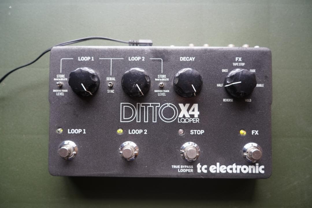 tc electronic DITTO X4 LOOPER with Power Adapter