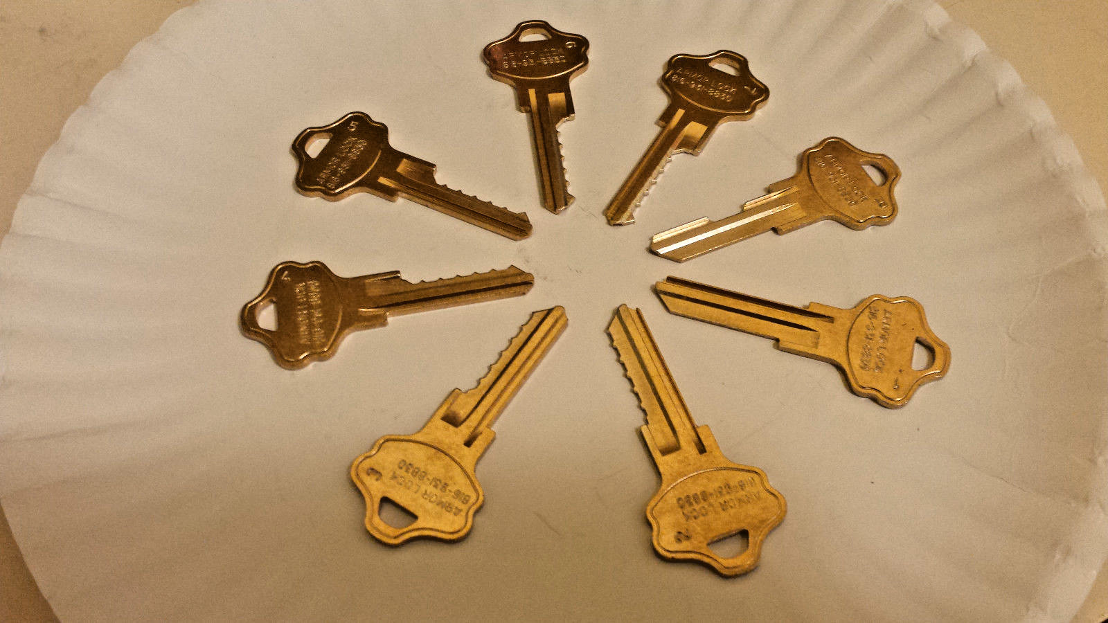Locksmith Space & Depth Keys Kwik-Set TITAN 6-PIN LOT