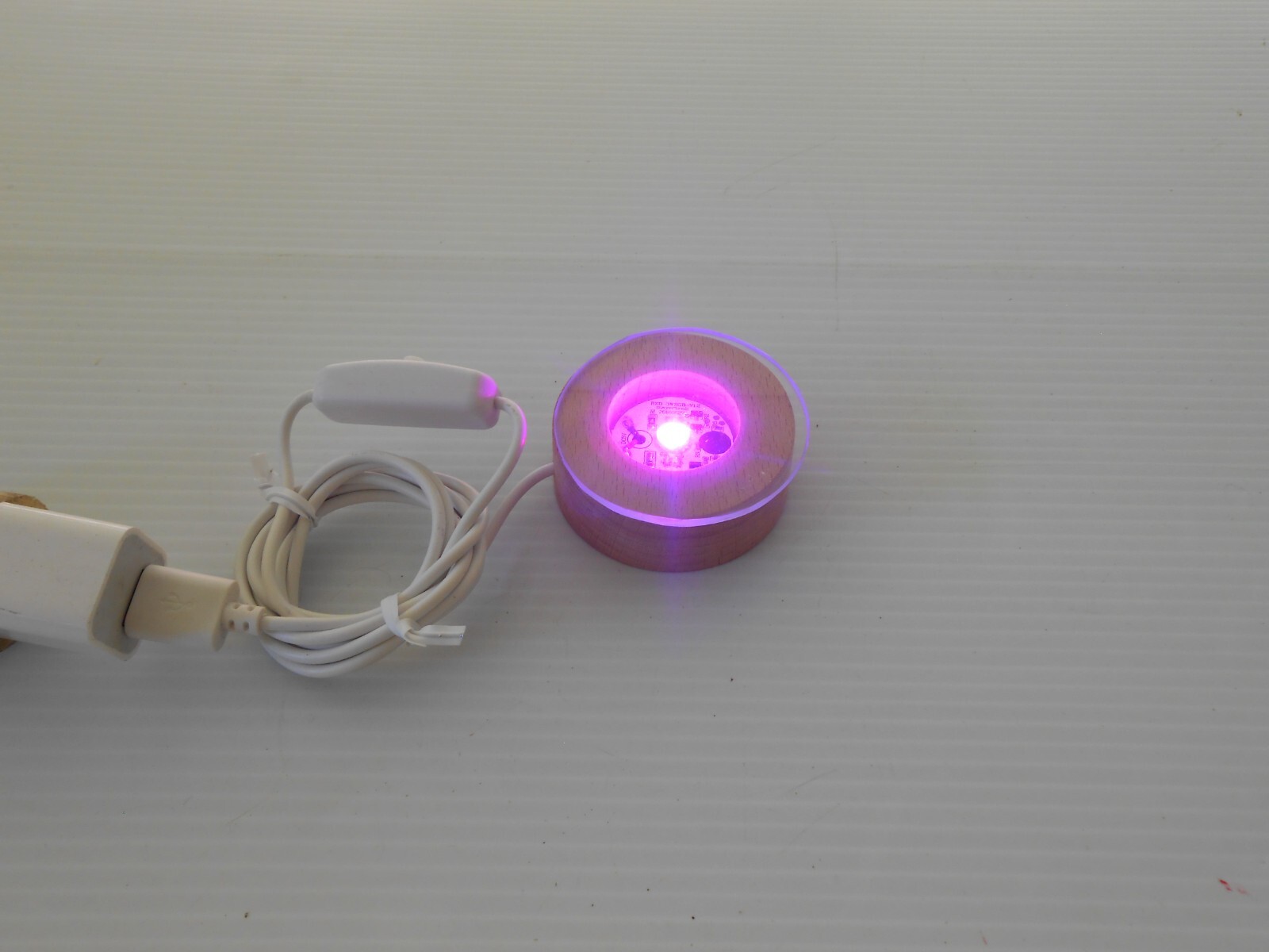 Color Changing L E D Glow Base T-1062