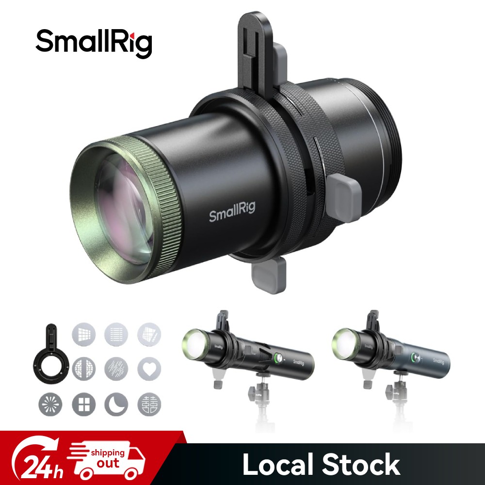 SmallRig SP Air Spotlight for RF 20C and 10C w/ 4x Brightness 10 Metal Gobos