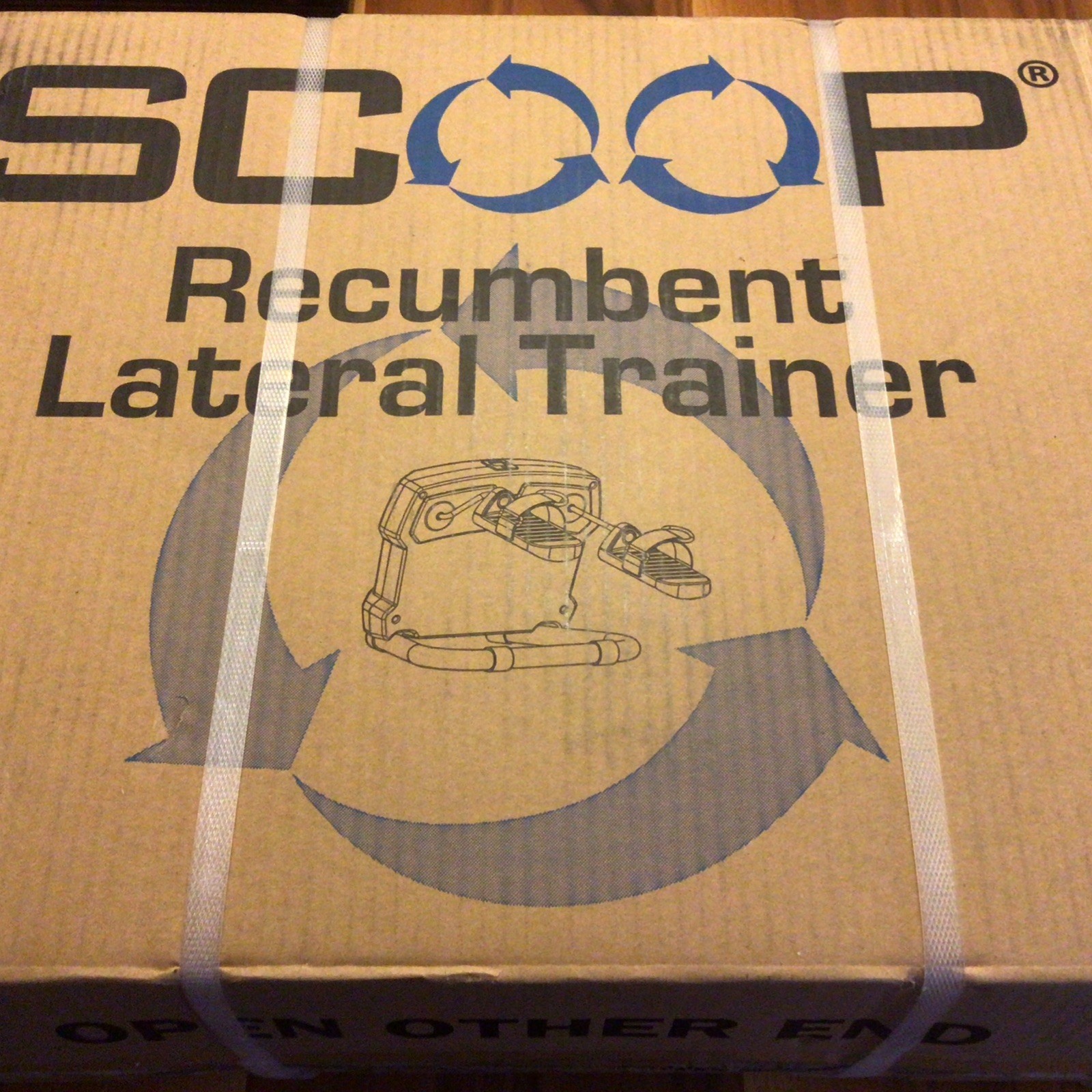 The Scoop Recumbent Lateral Trainer Home Exercise Machine NEW
