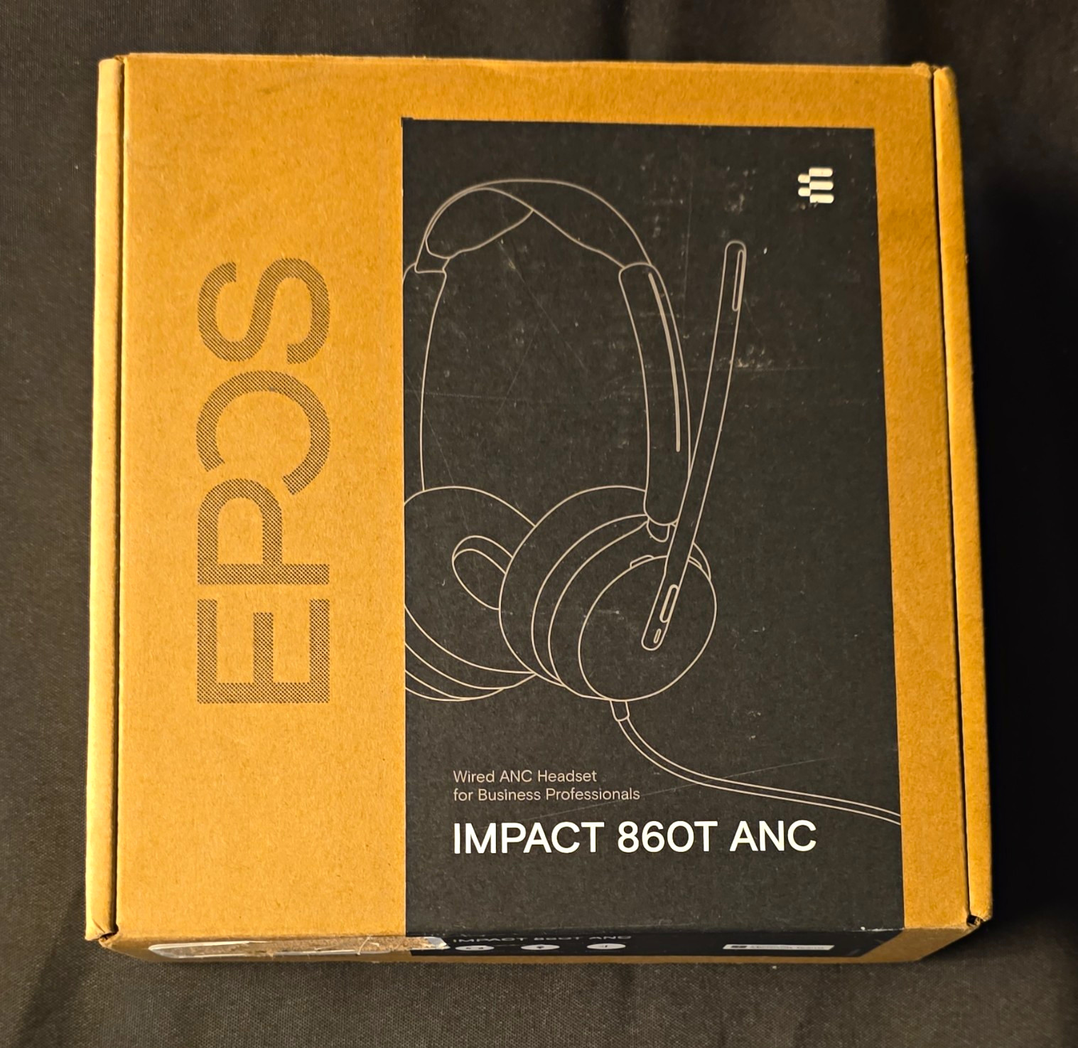 EPOS IMPACT 860T ANC Headband Over-Ear Black USB/USB-C Wired Boom Mic