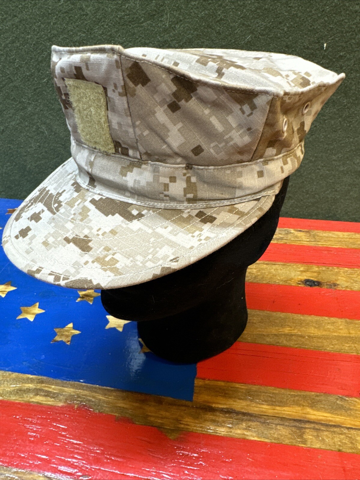 7 1/4 USN COVER GARRISON MARPAT DESERT US Navy CORPSMAN CAP HAT 4351
