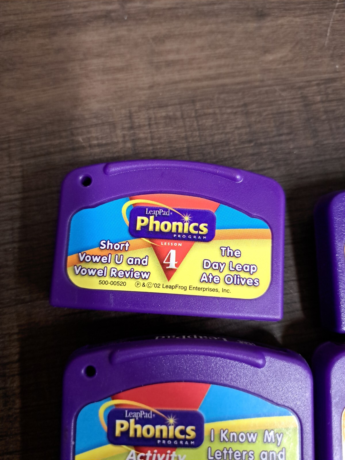 Lot of 7 Leap Frog LeapPad Phonics Reading Math Finding Nemo