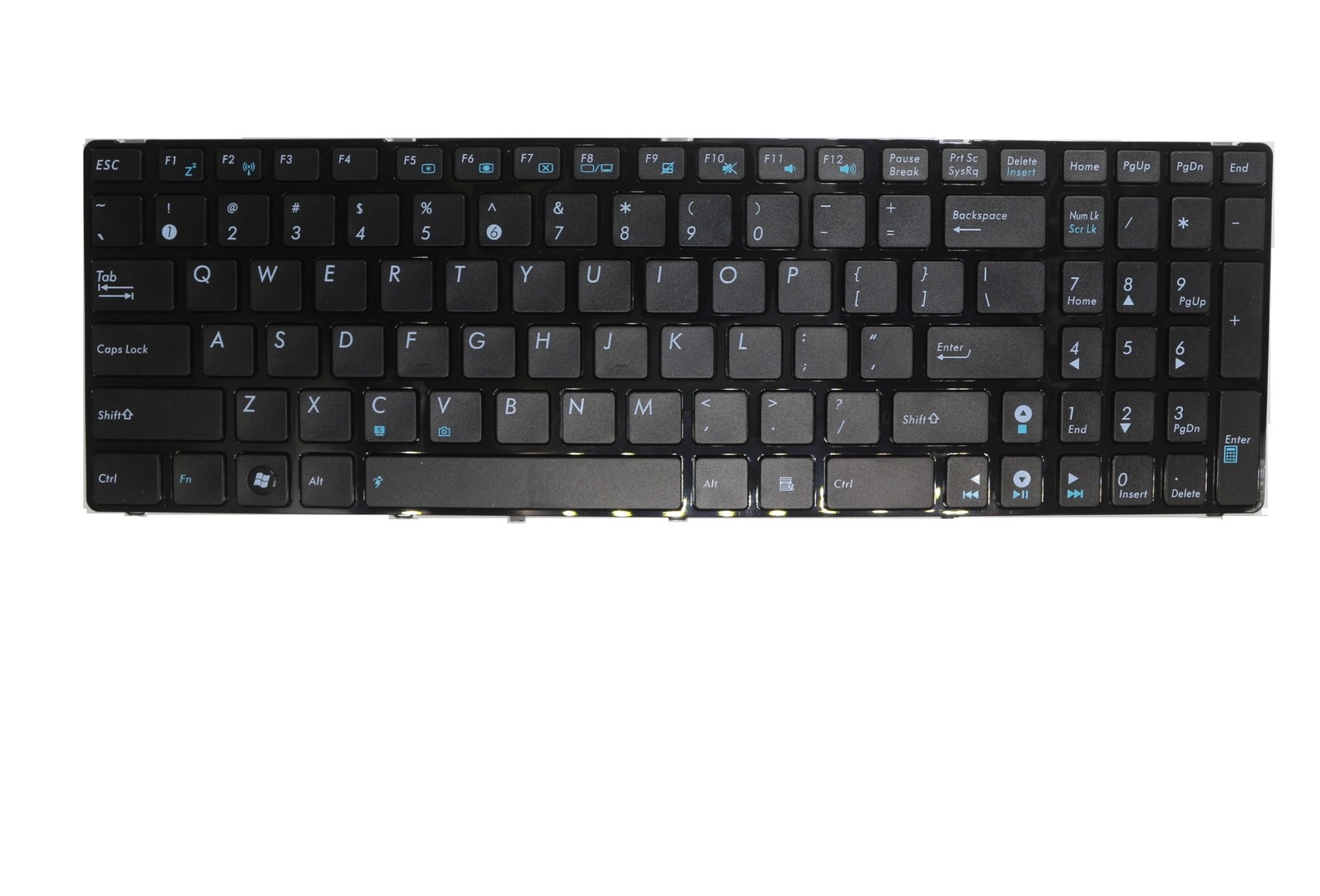 For Asus G73SW G73S G73JW G73JH G73J G72GX G72G US Non-Backlit Keyboard
