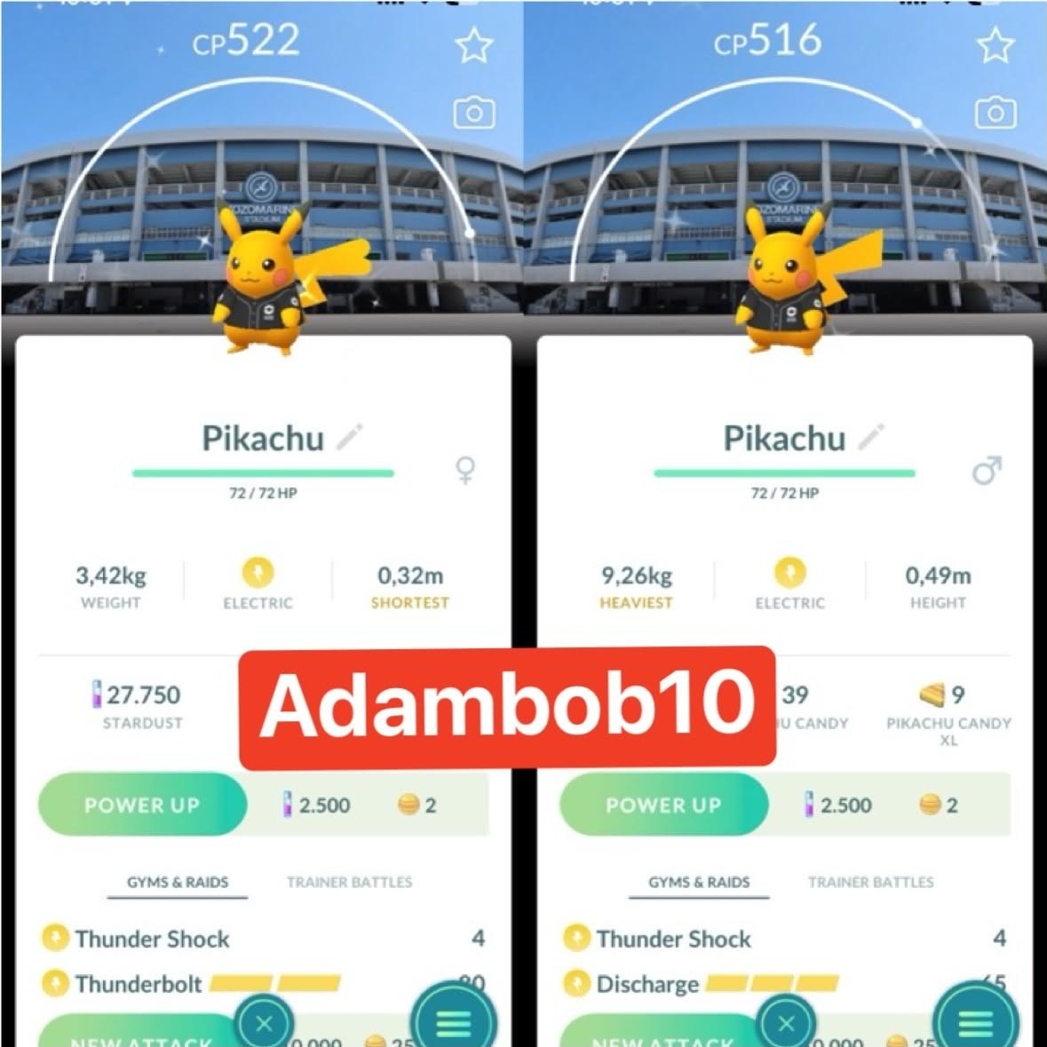 Pokémon Go - Shiny Pikachu Baseball Shirt -Chiba Lotte Marines  - PTC / Trade