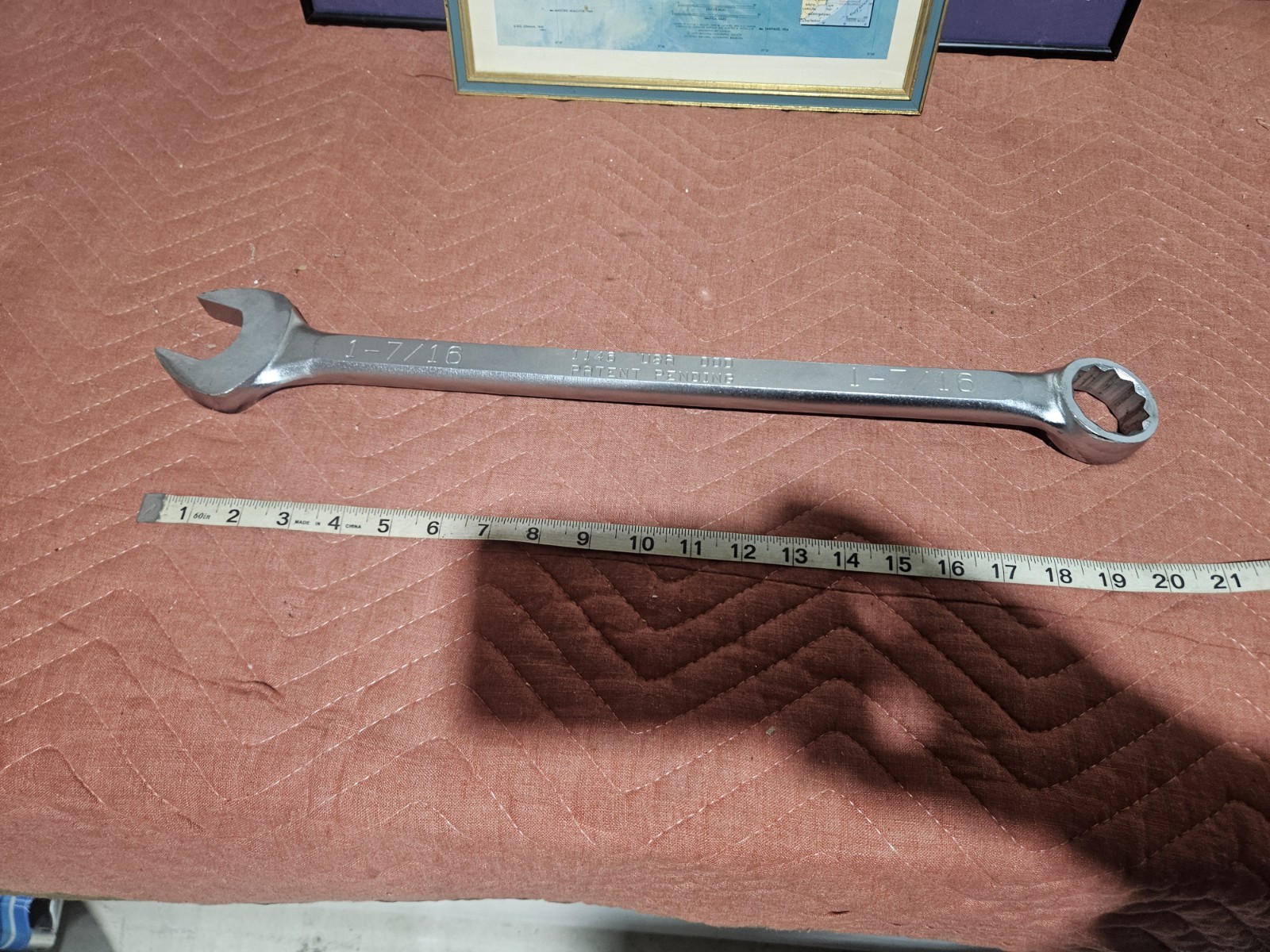 Wright Tool 1146 Combination Wrench WRIGHTGRIP 2.0 12 Point Satin 1-7/16"