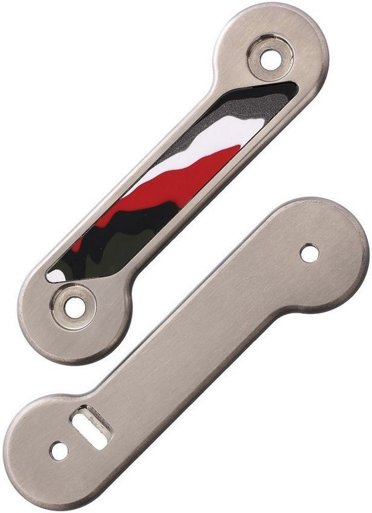 KeyBar 3.5" Titanium Faceplates With Fordite Key Holder - TKB-INLAY-FORDITE