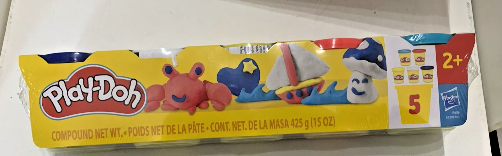 Hasbro Paly-Doh 5 colors 15 oz total NEW in Packaging