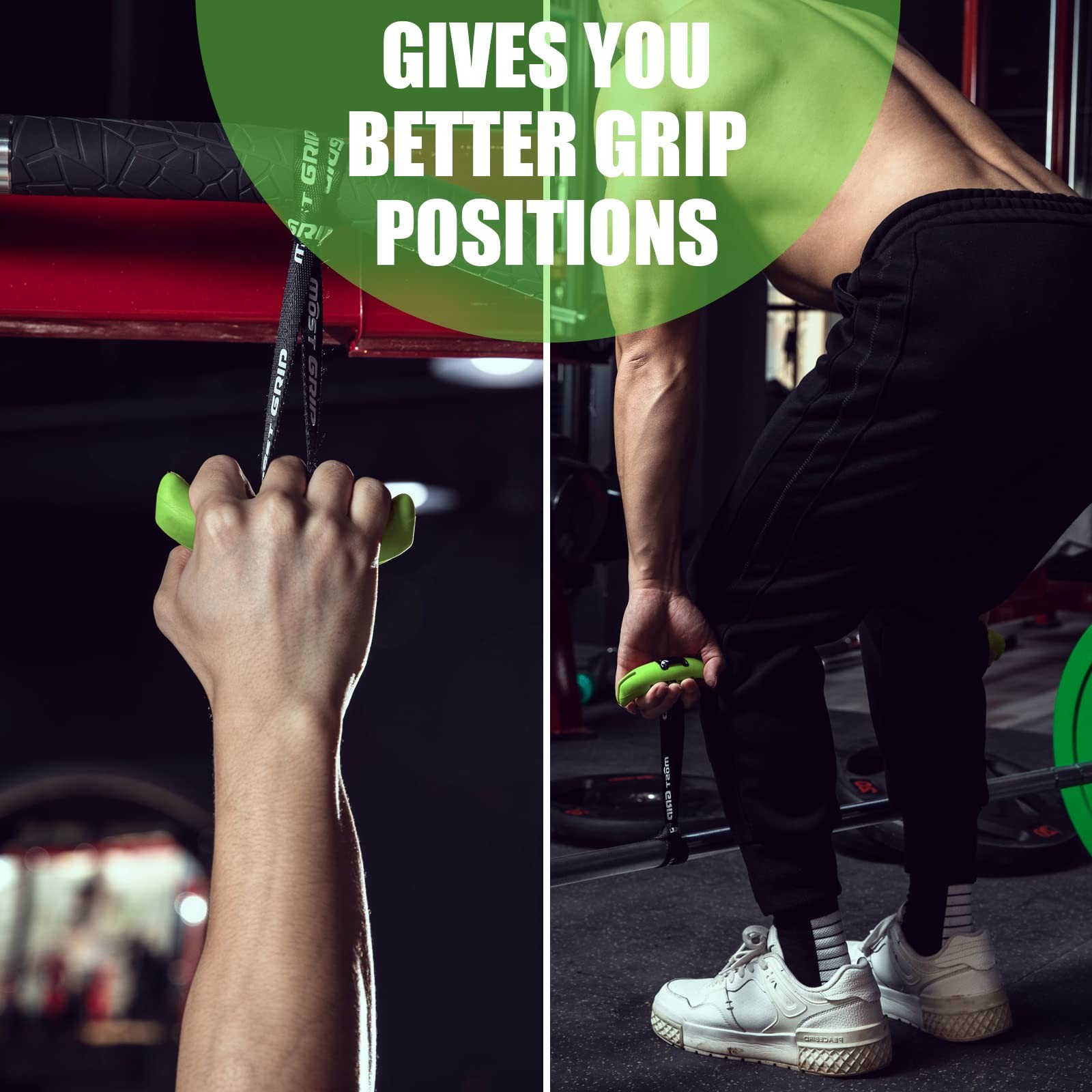 MOST GRIP Neutral Grip Pull Up Handles for Home Gym Workout, Ergonomic Pull U...