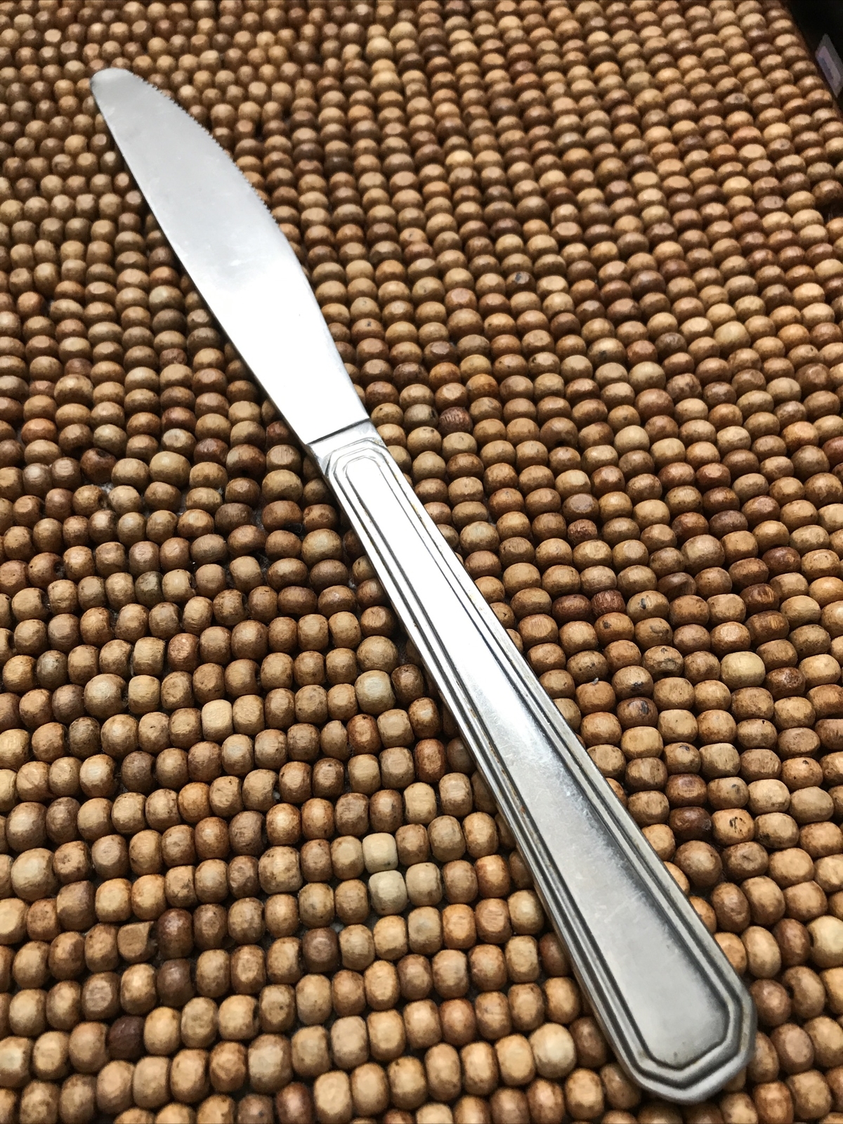 Hampton Stainless Glossy HSV188 Outlined Tri-Tip DINNER KNIFE 8.5”