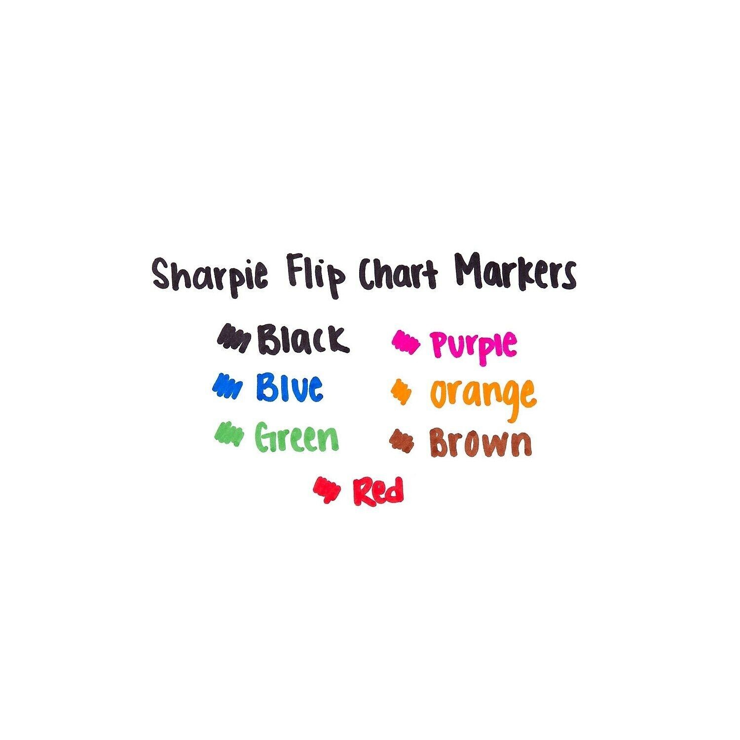 Sharpie Flip Chart Marker Bullet Point 8/PK x 2 Assorted 22480PP
