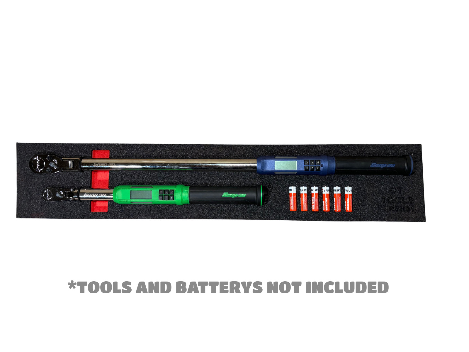 Snap On Style 1/2in (300ftlb) & 3/8in Torque Wrench FOAM - CT TOOLS