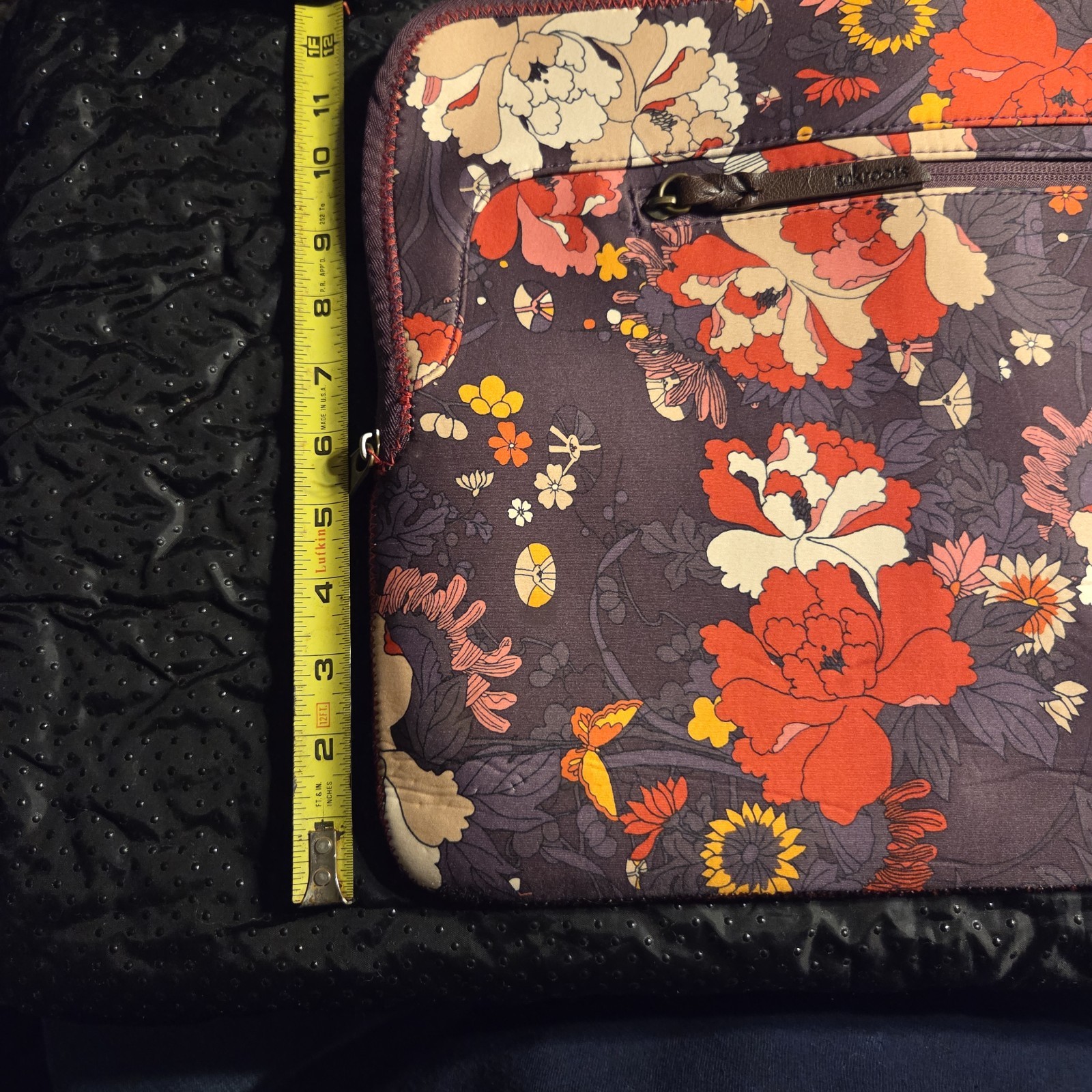 Sakroots Floral Zippered Computer Laptop Case