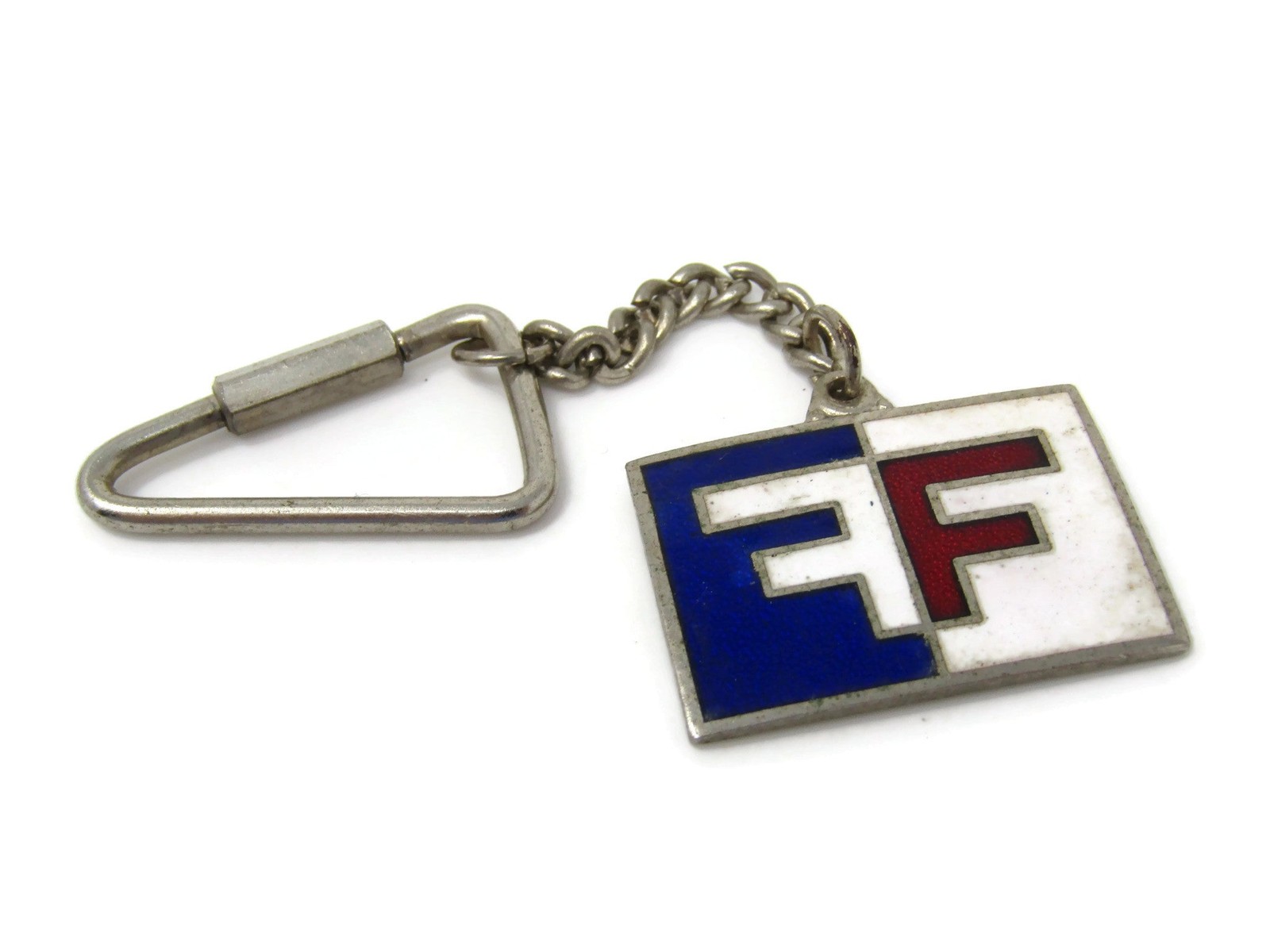 Frota Oceânica Keychain Vintage Brazil F Logo Shipping Company