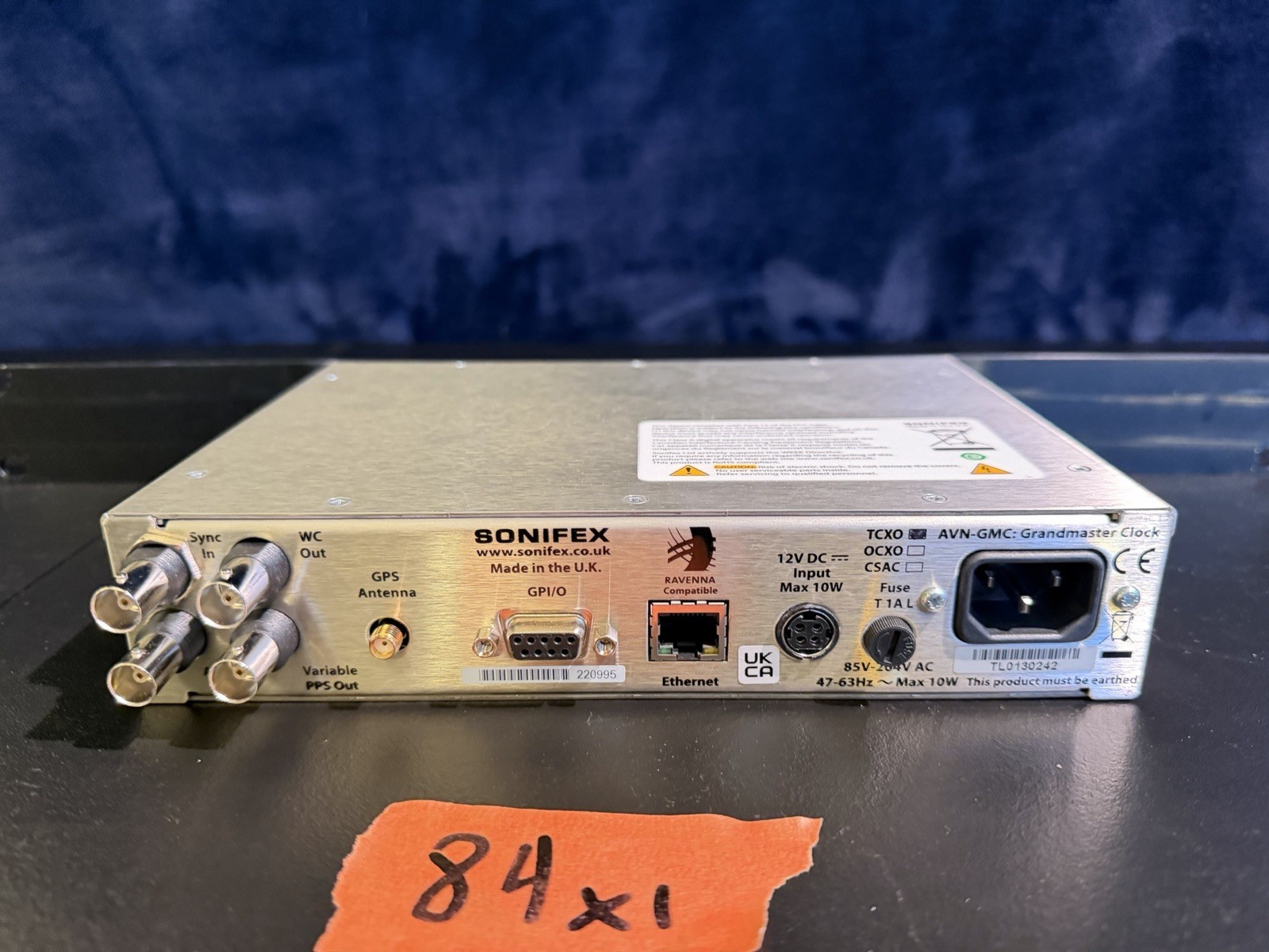 Sonifex AVN-GMC Grandmaster Clock