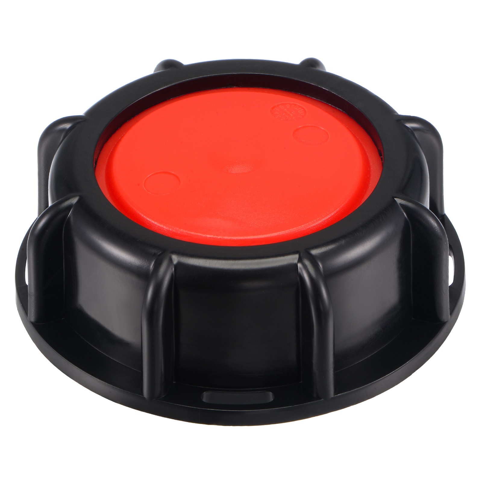Plastic Valve Adapter, Coarse Female Threaded Cover Cap with Gasket (Black 56mm)