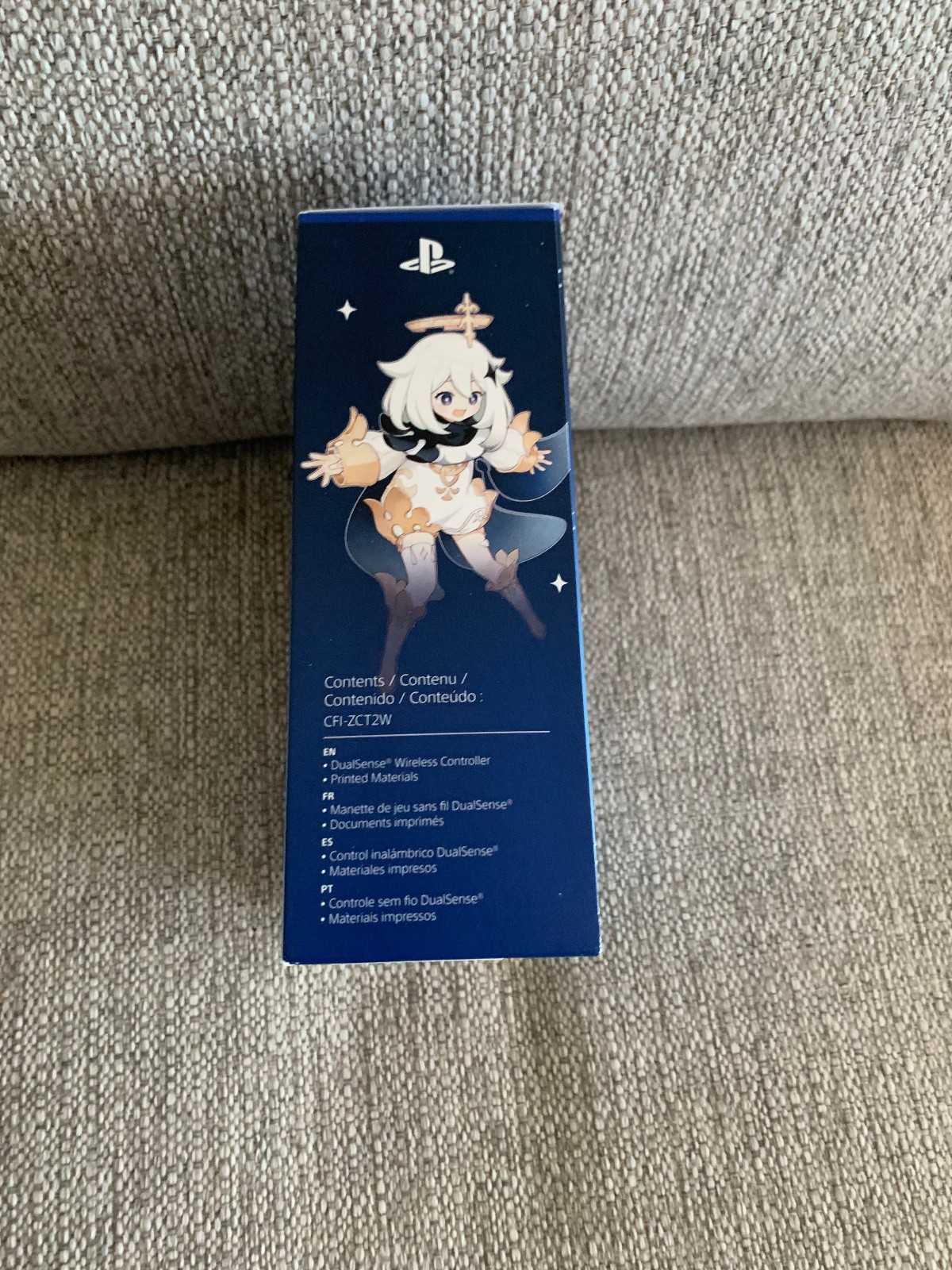 Genshin Impact PS5 Controller DualSense Wireless Limited Edition In Hand